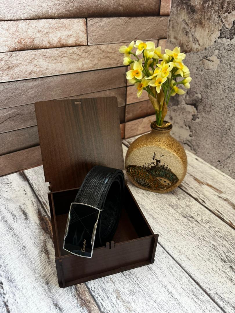 کمربند مردانه چرم کارن