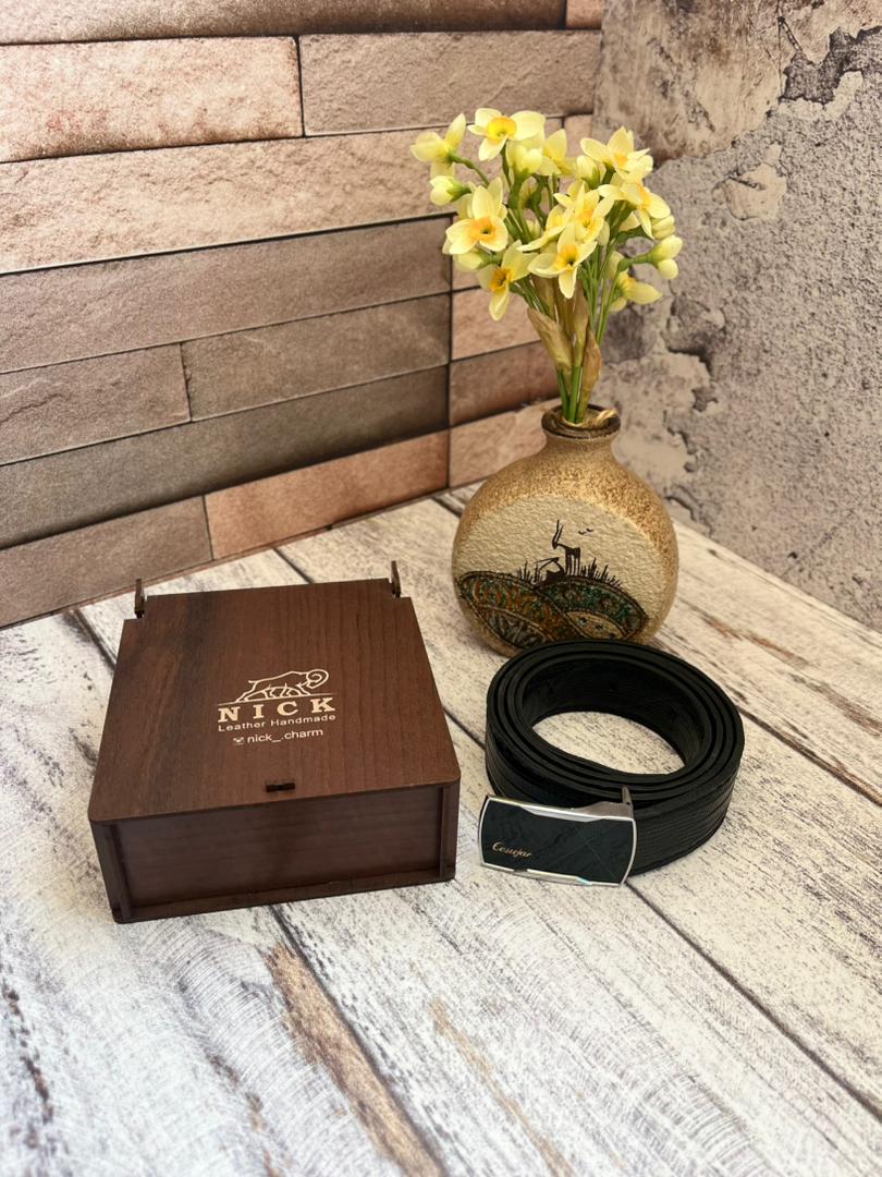 کمربند مردانه چرم کارن